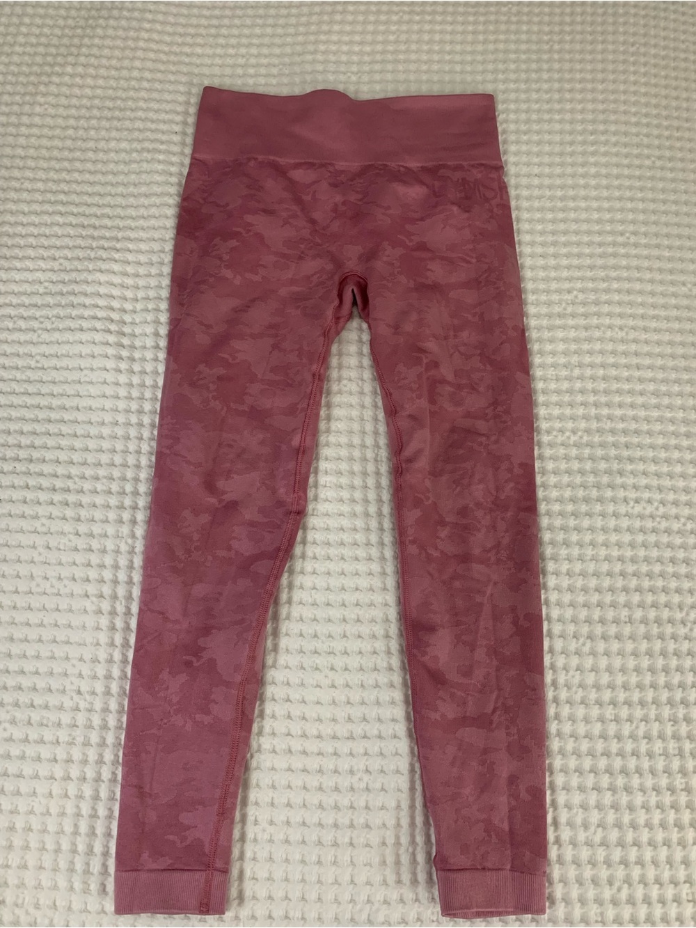 Gymshark Rose Pink Camo High-Rise Leggings Size Medium